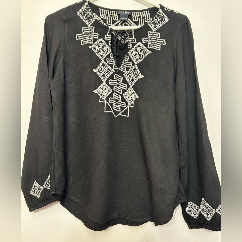 Lucky Brand ~Live in Love~ Blouse - Picture 7 of 7